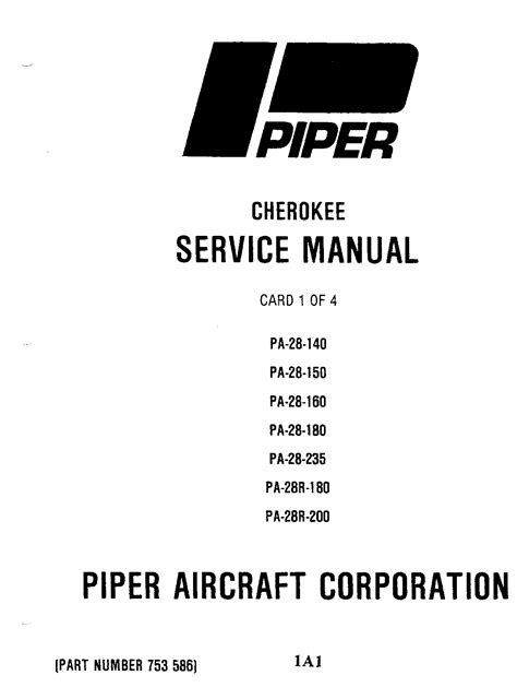 Introduction Page - 1 Reissued August 1. . Piper aircraft maintenance manuals download